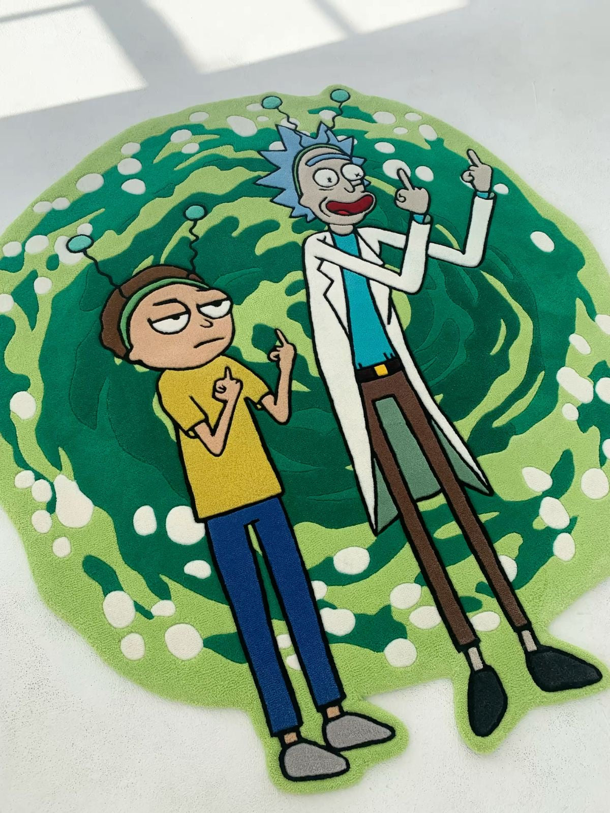 Rick and Morty Portal Rug