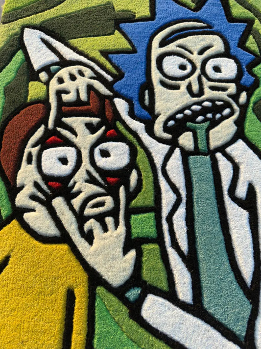 “Portal Madness” Tufted Rug – Rick & Morty Inspired