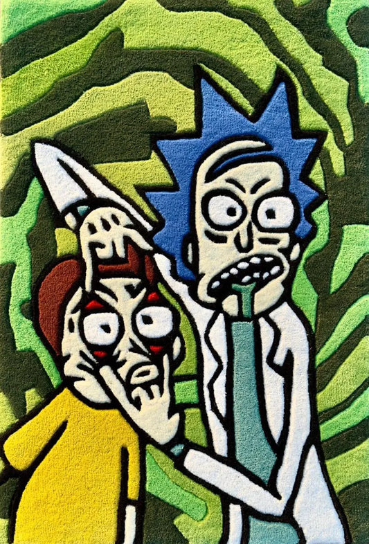 “Portal Madness” Tufted Rug – Rick & Morty Inspired